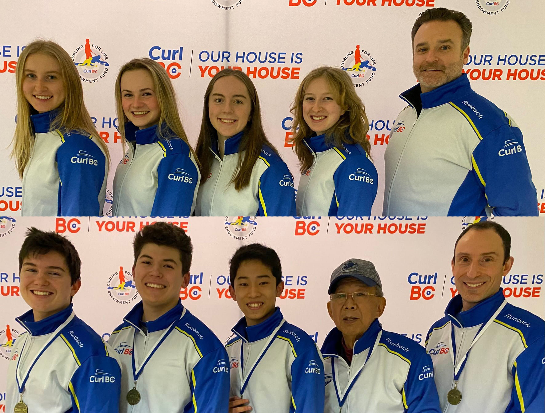 BC Juniors strike gold at U18 Championships Curl BC Our House is Your House